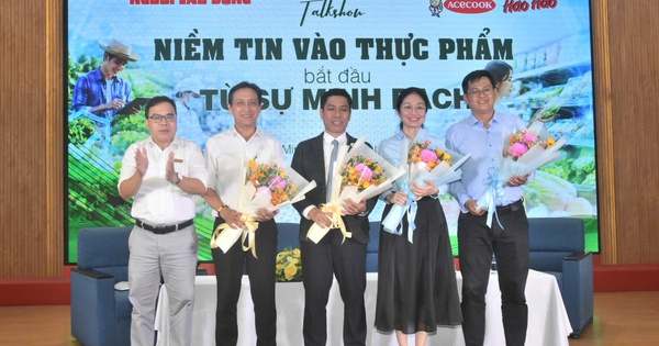 Niềm tin vào thực phẩm bắt đầu từ sự minh bạch