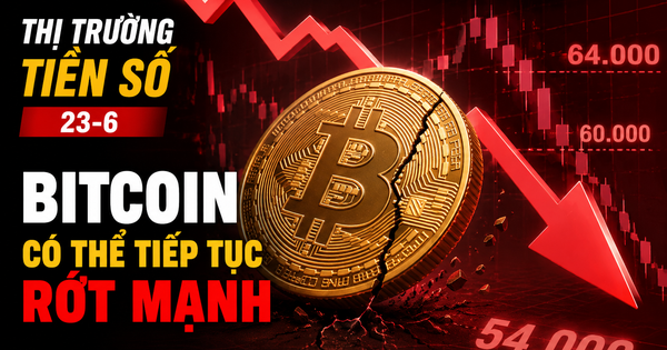 Thị trường tiền số hôm nay, 23-6: Bitcoin có thể tiếp tục rớt mạnh