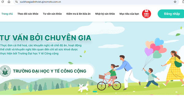 Tư vấn dinh dưỡng cá nhân hóa với nền tảng chăm sóc sức khỏe do Ajinomoto Việt Nam triển khai