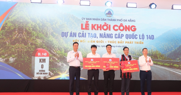 Khởi công dự án hơn 4.500 tỉ đồng nâng cấp Quốc lộ 14D ở Đà Nẵng