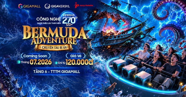 Gigamall ra mắt siêu phẩm thực tế ảo "Bermuda Adventure - Chuyến tàu bí ẩn"
