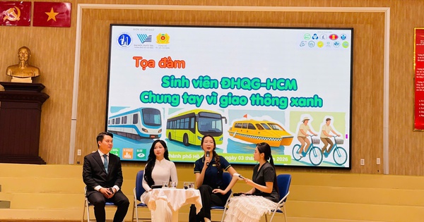 ĐHQG TPHCM khuyến khích sinh viên đi xe buýt, metro