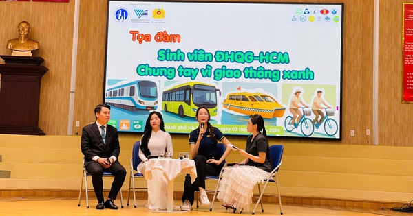 ĐHQG TPHCM khuyến khích sinh viên đi xe buýt, metro