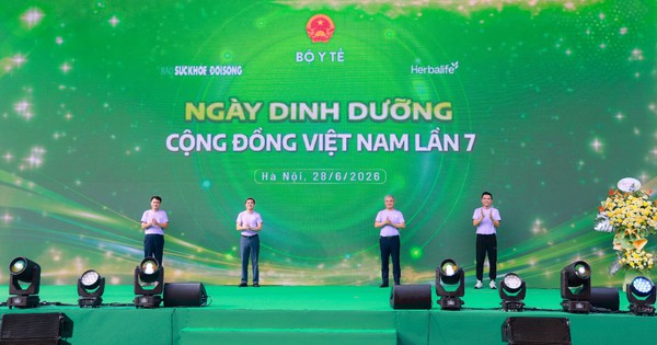 Herbalife Việt Nam đồng hành tổ chức Ngày Dinh dưỡng cộng đồng Việt Nam lần 7 tại Hà Nội