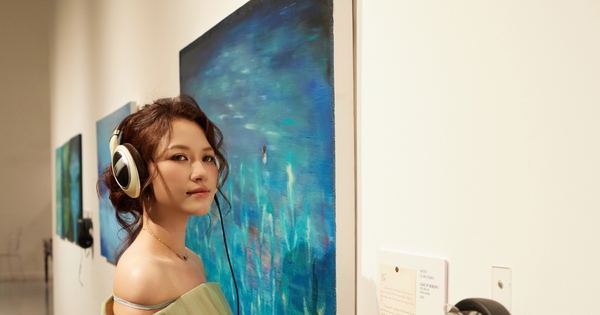Võ Lê Vy kết hợp âm nhạc và tranh vẽ: 'Hội họa luôn hiện hữu như một cái duyên'