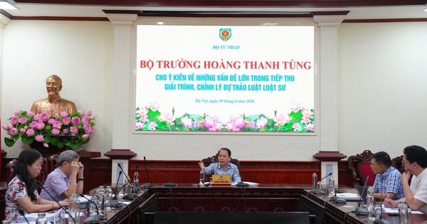 Bộ trưởng Hoàng Thanh Tùng chủ trì họp sửa đổi Luật Luật sư