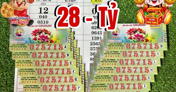 Xổ số miền Nam: “Truy tìm” người trúng độc đắc 15 vé số Cà M