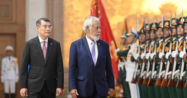 Thủ tướng Lê Minh Hưng đón Thủ tướng Timor-Leste l