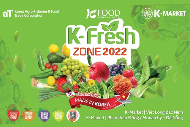 K-FRESH ZONE 2022: Cầu nối ẩm thực Việt Nam - Hàn Quốc