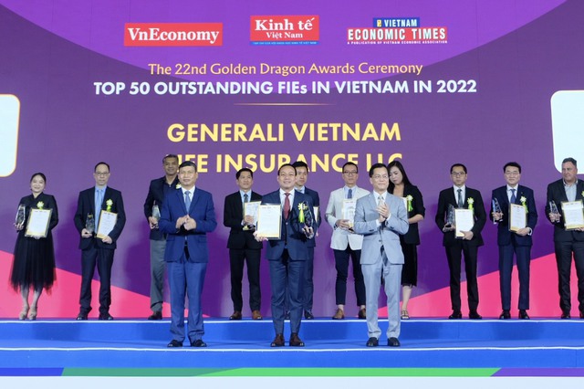 Generali nhận giải thưởng "Công ty bảo hiểm có trải nghiệm khách hàng hàng đầu Việt Nam"