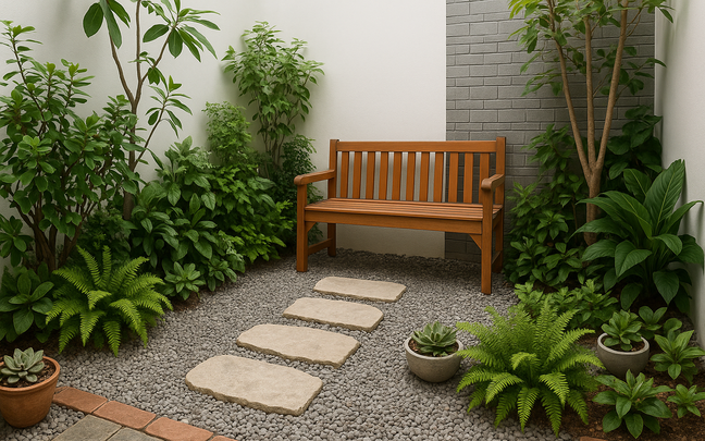 Góc vườn nhỏ trong lòng phố lớn
