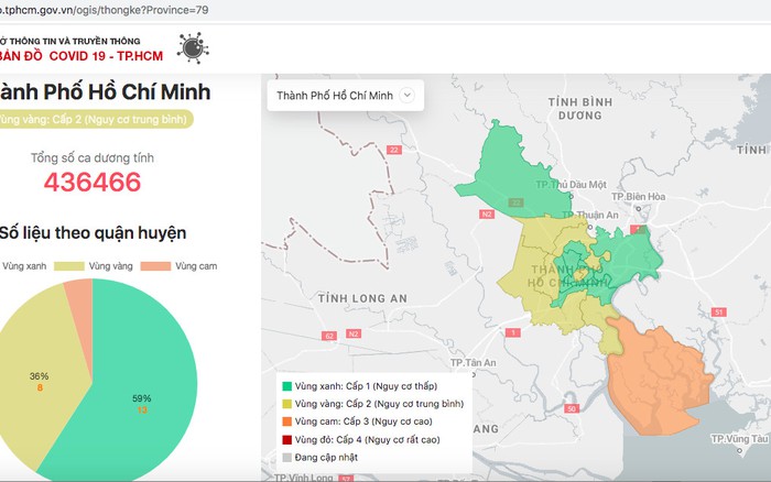 Bản đồ Covid-19 của TP Hồ Chí Minh là công cụ hữu ích giúp người dân cập nhật thông tin về tình hình dịch bệnh và tình trạng các vùng bị ảnh hưởng. Cùng với các biện pháp phòng chống, sự hỗ trợ của chính quyền và sự chung tay của toàn bộ cộng đồng đã giúp thành phố phục hồi sau đợt dịch bệnh. Xem hình ảnh để hiểu thêm về tình hình cập nhật mới nhất!