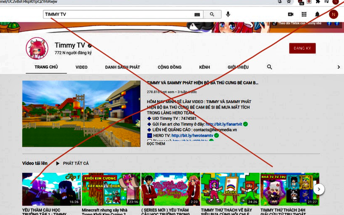 Cục Trẻ em đề nghị gỡ xóa kênh TIMMY TV độc hại với trẻ em  Tuổi Trẻ  Online