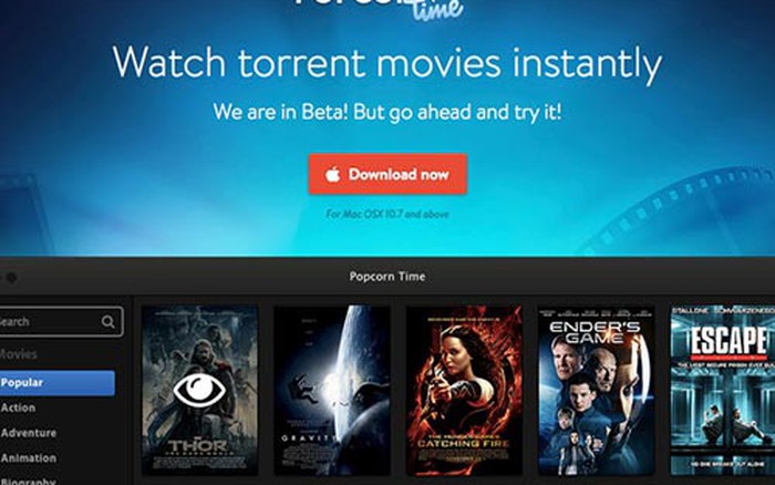 Popcorn Time, Đơn Giản Hóa Xem Phim Từ Torrent - Báo Người Lao Động