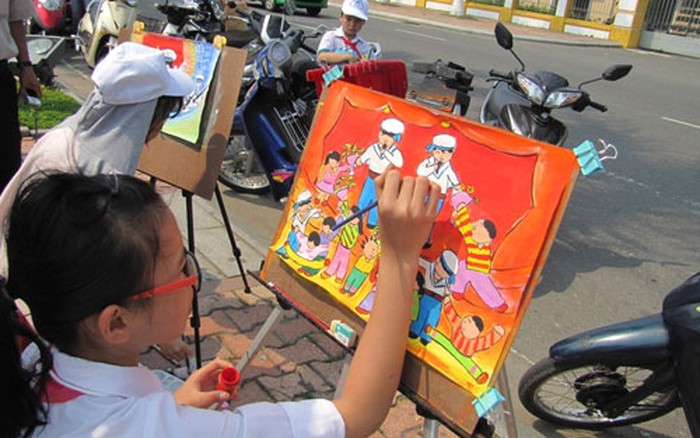 Tranh vẽ chủ đề biển đảo quê hương Hoàng Sa Trường Sa đẹp nhất  VFOVN