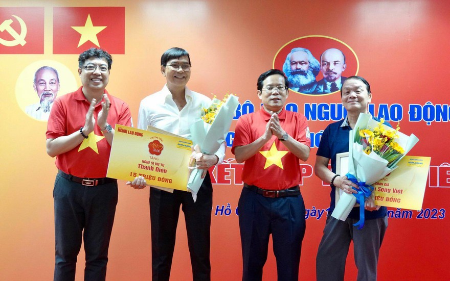 NSƯT Thanh Điền và soạn giả Hoàng Song Việt trải lòng với "Mai Vàng tri ân"